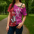 Barbados and Trinbago Cricket Personalized Cross Shoulder Shirt Royals Knight Riders Together - Wonder Print Shop