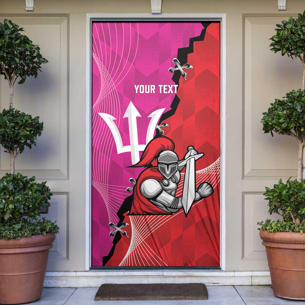 Barbados and Trinbago Cricket Personalized Door Cover Royals Knight Riders Together - Wonder Print Shop