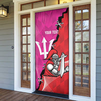 Barbados and Trinbago Cricket Personalized Door Cover Royals Knight Riders Together - Wonder Print Shop