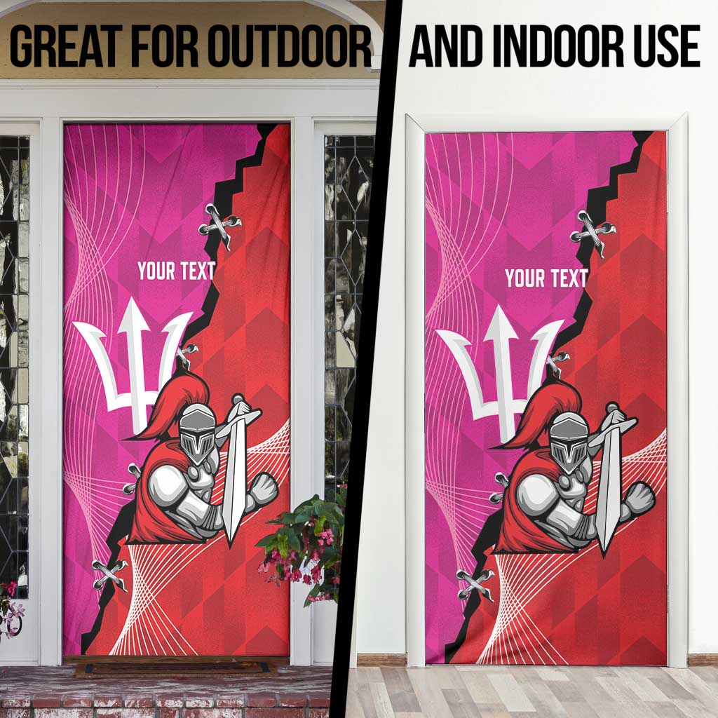 Barbados and Trinbago Cricket Personalized Door Cover Royals Knight Riders Together - Wonder Print Shop