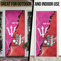 Barbados and Trinbago Cricket Personalized Door Cover Royals Knight Riders Together - Wonder Print Shop