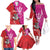 Barbados and Trinbago Cricket Personalized Family Matching Off The Shoulder Long Sleeve Dress and Hawaiian Shirt Royals Knight Riders Together - Wonder Print Shop