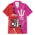Barbados and Trinbago Cricket Personalized Family Matching Off Shoulder Short Dress and Hawaiian Shirt Royals Knight Riders Together - Wonder Print Shop