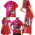 Barbados and Trinbago Cricket Personalized Family Matching Short Sleeve Bodycon Dress and Hawaiian Shirt Royals Knight Riders Together - Wonder Print Shop