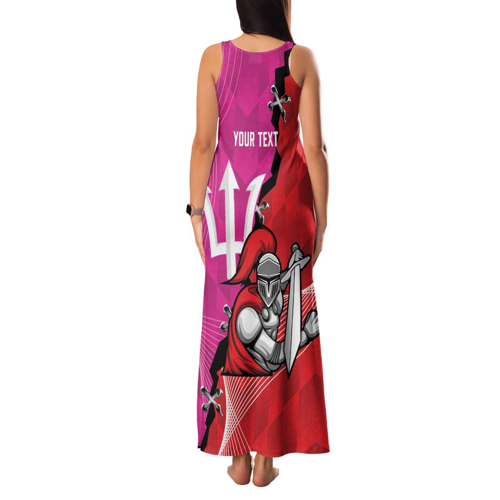 Barbados and Trinbago Cricket Personalized Family Matching Tank Maxi Dress and Hawaiian Shirt Royals Knight Riders Together - Wonder Print Shop