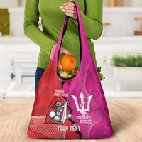 Barbados and Trinbago Cricket Personalized Grocery Bag Royals Knight Riders Together - Wonder Print Shop