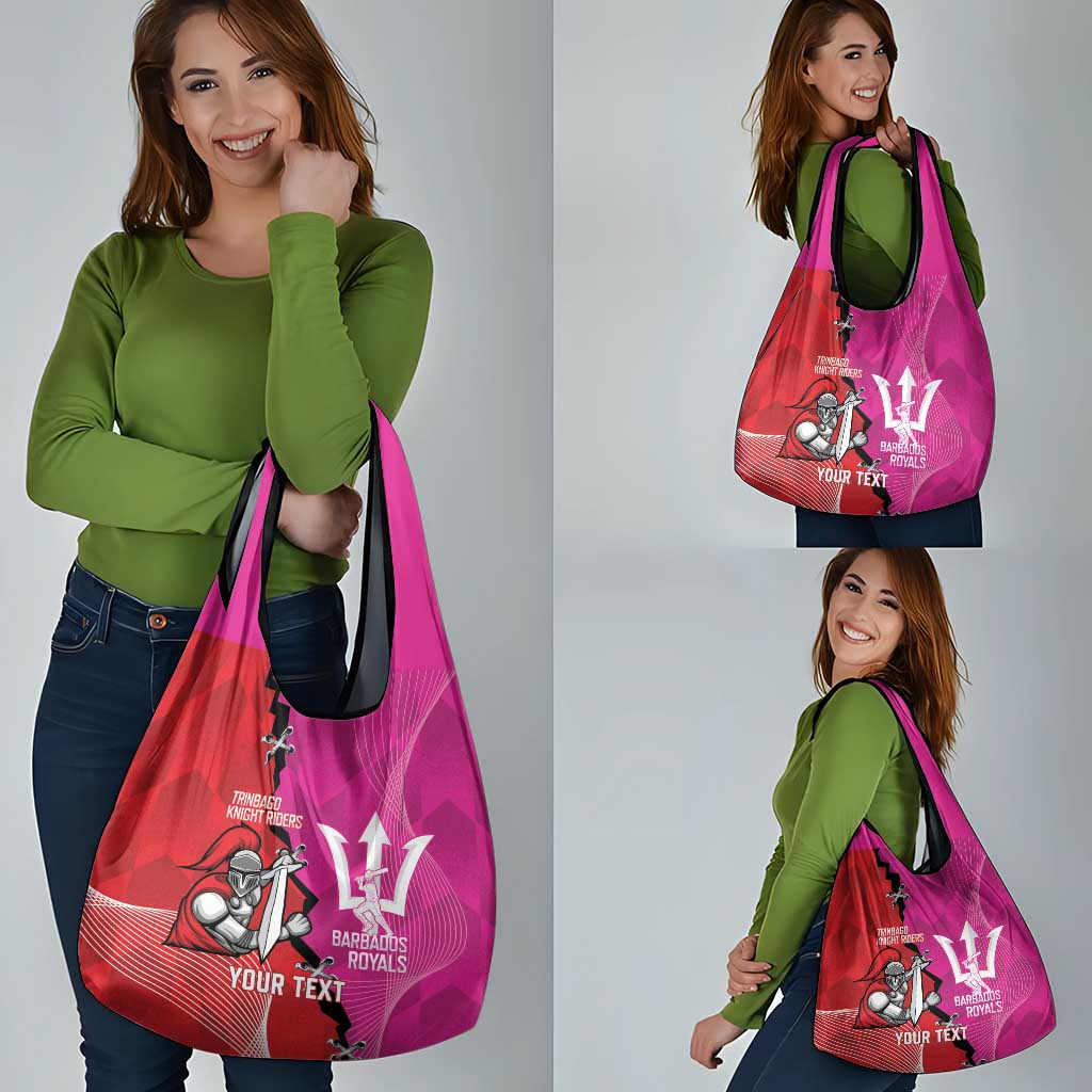 Barbados and Trinbago Cricket Personalized Grocery Bag Royals Knight Riders Together - Wonder Print Shop