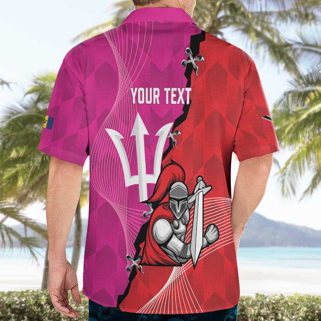 Barbados and Trinbago Cricket Personalized Hawaiian Shirt Royals Knight Riders Together - Wonder Print Shop