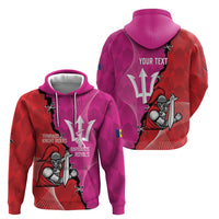 Barbados and Trinbago Cricket Personalized Hoodie Royals Knight Riders Together - Wonder Print Shop