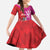 Barbados and Trinbago Cricket Personalized Kid Short Sleeve Dress Royals Knight Riders Together - Wonder Print Shop