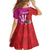 Barbados and Trinbago Cricket Personalized Kid Short Sleeve Dress Royals Knight Riders Together - Wonder Print Shop