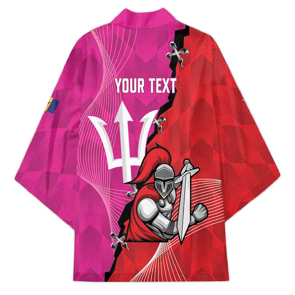 Barbados and Trinbago Cricket Personalized Kimono Royals Knight Riders Together - Wonder Print Shop
