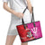 Barbados and Trinbago Cricket Personalized Leather Tote Bag Royals Knight Riders Together - Wonder Print Shop