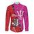 Barbados and Trinbago Cricket Personalized Long Sleeve Button Shirt Royals Knight Riders Together - Wonder Print Shop