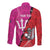 Barbados and Trinbago Cricket Personalized Long Sleeve Button Shirt Royals Knight Riders Together - Wonder Print Shop
