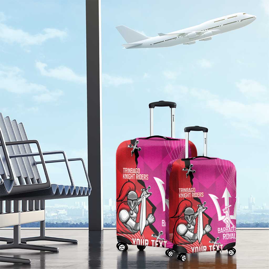 Barbados and Trinbago Cricket Personalized Luggage Cover Royals Knight Riders Together - Wonder Print Shop