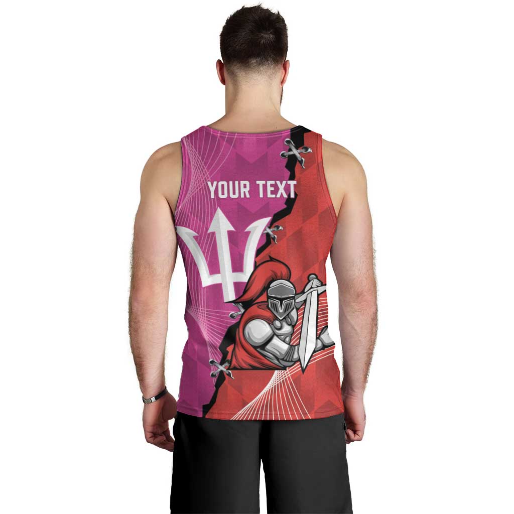 Barbados and Trinbago Cricket Personalized Men Tank Top Royals Knight Riders Together - Wonder Print Shop