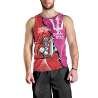 Barbados and Trinbago Cricket Personalized Men Tank Top Royals Knight Riders Together - Wonder Print Shop