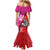 Barbados and Trinbago Cricket Personalized Mermaid Dress Royals Knight Riders Together - Wonder Print Shop