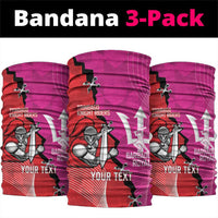 Barbados and Trinbago Cricket Personalized Neck Gaiter Royals Knight Riders Together - Wonder Print Shop