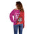 Barbados and Trinbago Cricket Personalized Off Shoulder Sweater Royals Knight Riders Together - Wonder Print Shop