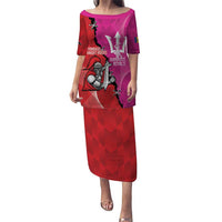 Barbados and Trinbago Cricket Personalized Puletasi Royals Knight Riders Together - Wonder Print Shop