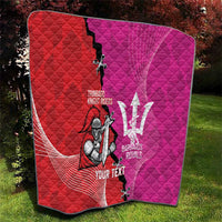 Barbados and Trinbago Cricket Personalized Quilt Royals Knight Riders Together - Wonder Print Shop