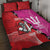 Barbados and Trinbago Cricket Personalized Quilt Bed Set Royals Knight Riders Together - Wonder Print Shop