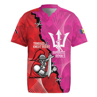 Barbados and Trinbago Cricket Personalized Rugby Jersey Royals Knight Riders Together - Wonder Print Shop