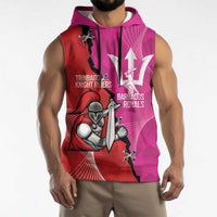 Barbados and Trinbago Cricket Personalized Sleeveless Hoodie Royals Knight Riders Together - Wonder Print Shop