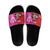 Barbados and Trinbago Cricket Personalized Slide Sandals Royals Knight Riders Together - Wonder Print Shop