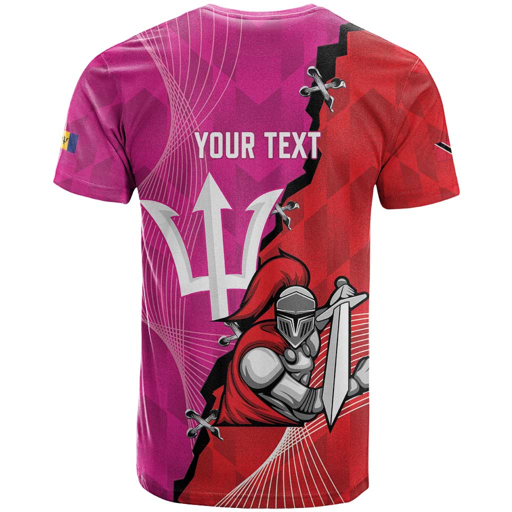 Barbados and Trinbago Cricket Personalized T Shirt Royals Knight Riders Together - Wonder Print Shop