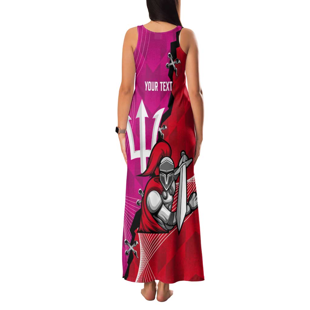 Barbados and Trinbago Cricket Personalized Tank Maxi Dress Royals Knight Riders Together - Wonder Print Shop