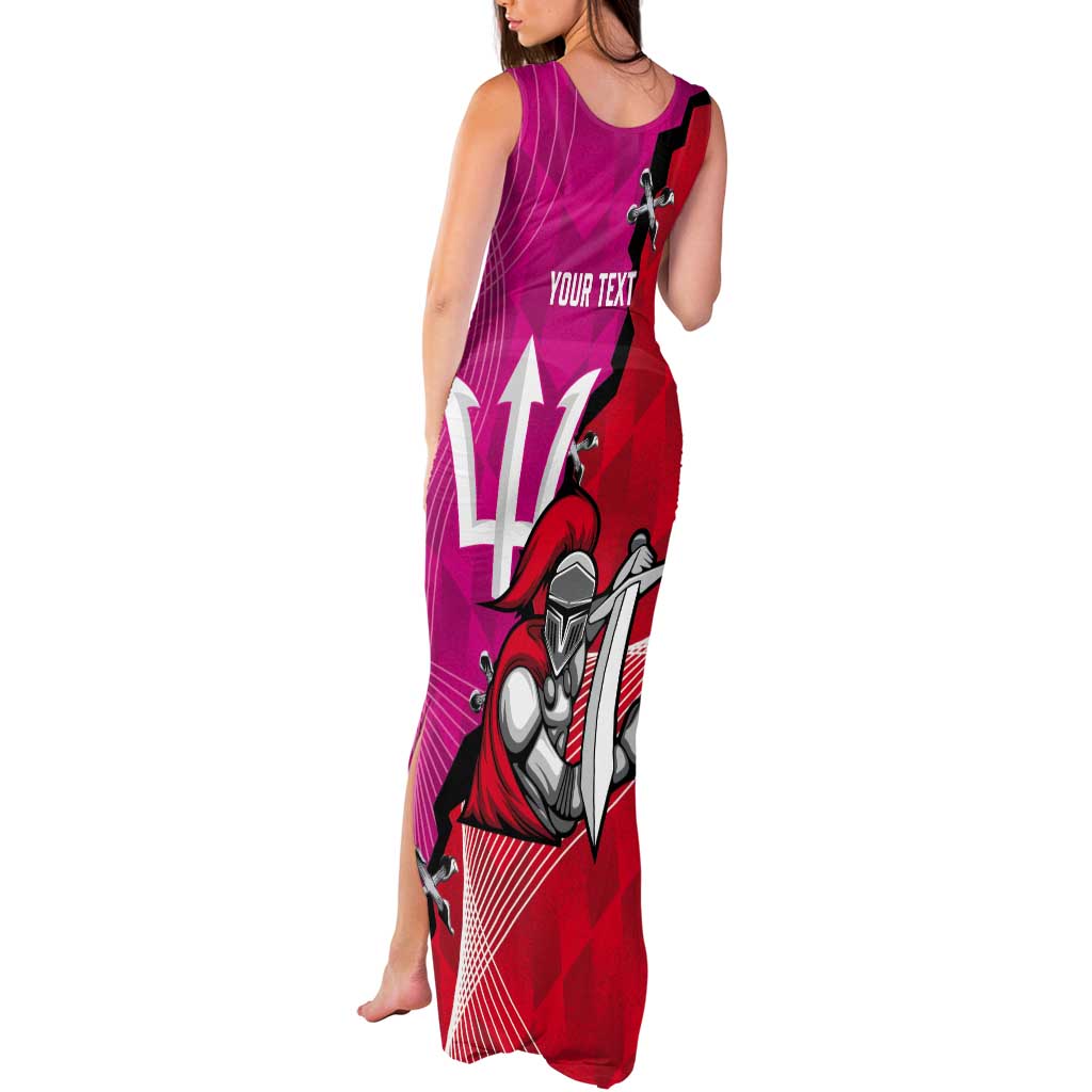 Barbados and Trinbago Cricket Personalized Tank Maxi Dress Royals Knight Riders Together - Wonder Print Shop