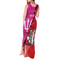 Barbados and Trinbago Cricket Personalized Tank Maxi Dress Royals Knight Riders Together - Wonder Print Shop