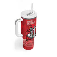 Barbados and Trinbago Cricket Tumbler With Handle Royals Knight Riders Together - Wonder Print Shop