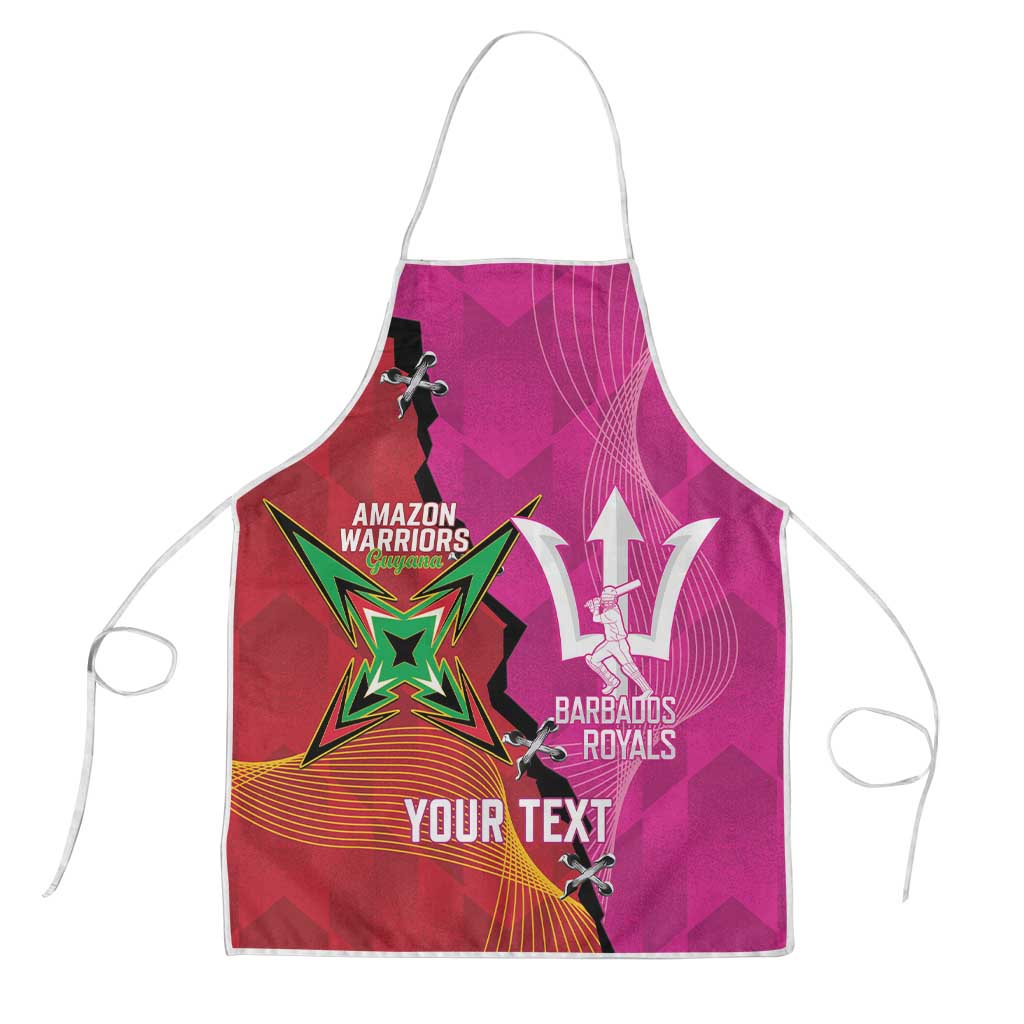 Barbados and Guyana Cricket Personalized Apron Royals Amazon Warriors Together - Wonder Print Shop