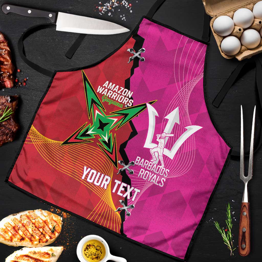 Barbados and Guyana Cricket Personalized Apron Royals Amazon Warriors Together - Wonder Print Shop