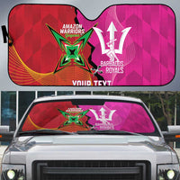 Barbados and Guyana Cricket Personalized Auto Sun Shade Royals Amazon Warriors Together - Wonder Print Shop