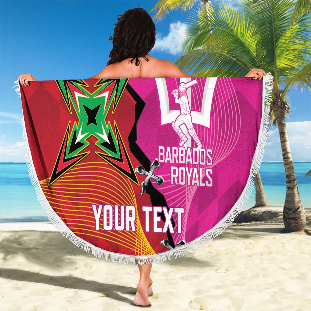 Barbados and Guyana Cricket Personalized Beach Blanket Royals Amazon Warriors Together - Wonder Print Shop