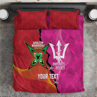 Barbados and Guyana Cricket Personalized Bedding Set Royals Amazon Warriors Together - Wonder Print Shop