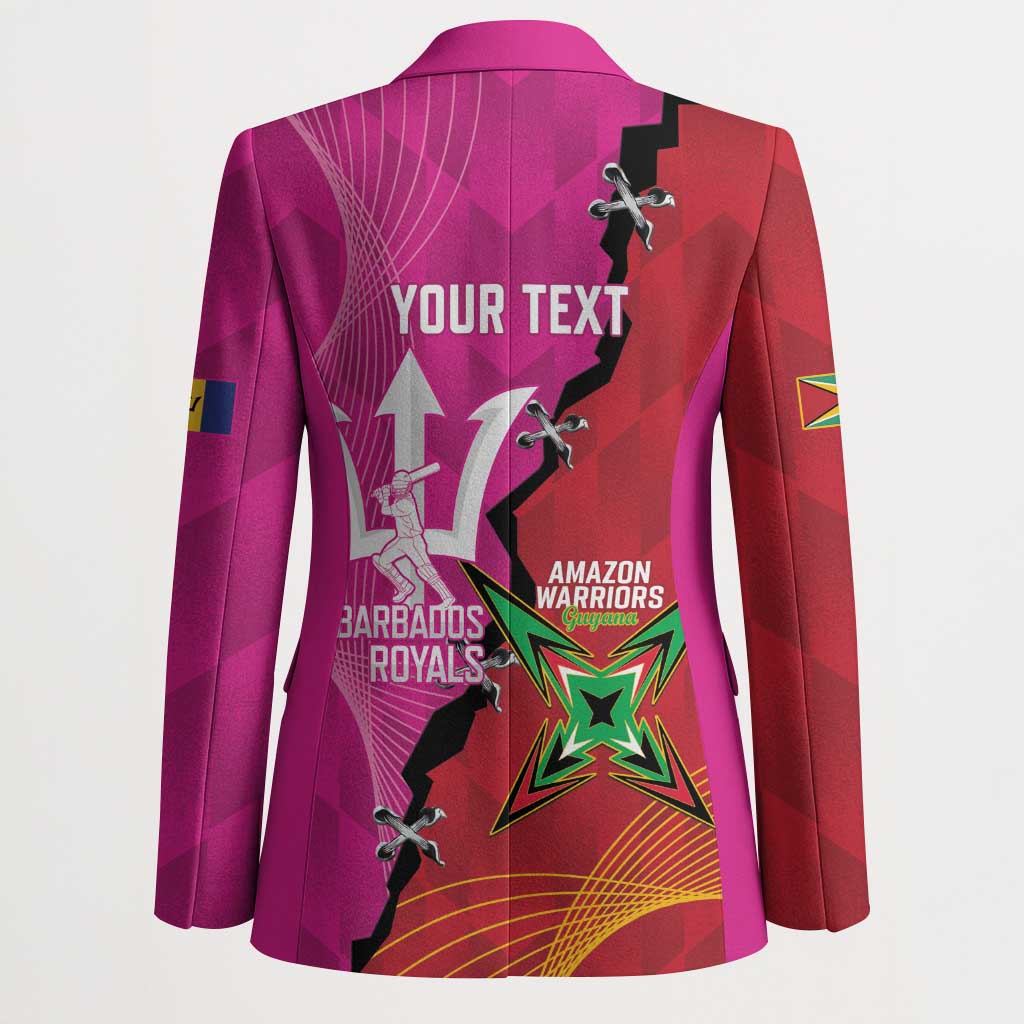 Barbados and Guyana Cricket Personalized Blazer Royals Amazon Warriors Together - Wonder Print Shop