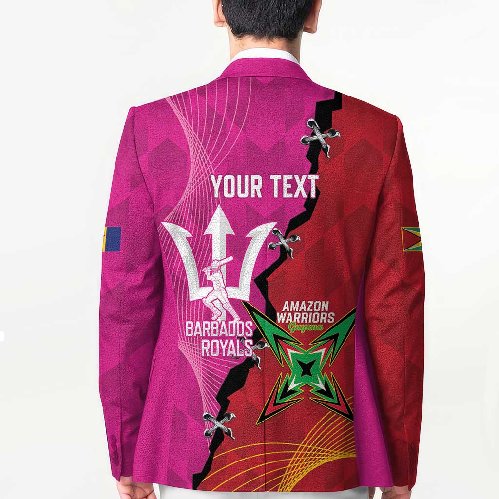 Barbados and Guyana Cricket Personalized Blazer Royals Amazon Warriors Together - Wonder Print Shop