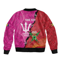 Barbados and Guyana Cricket Personalized Bomber Jacket Royals Amazon Warriors Together - Wonder Print Shop