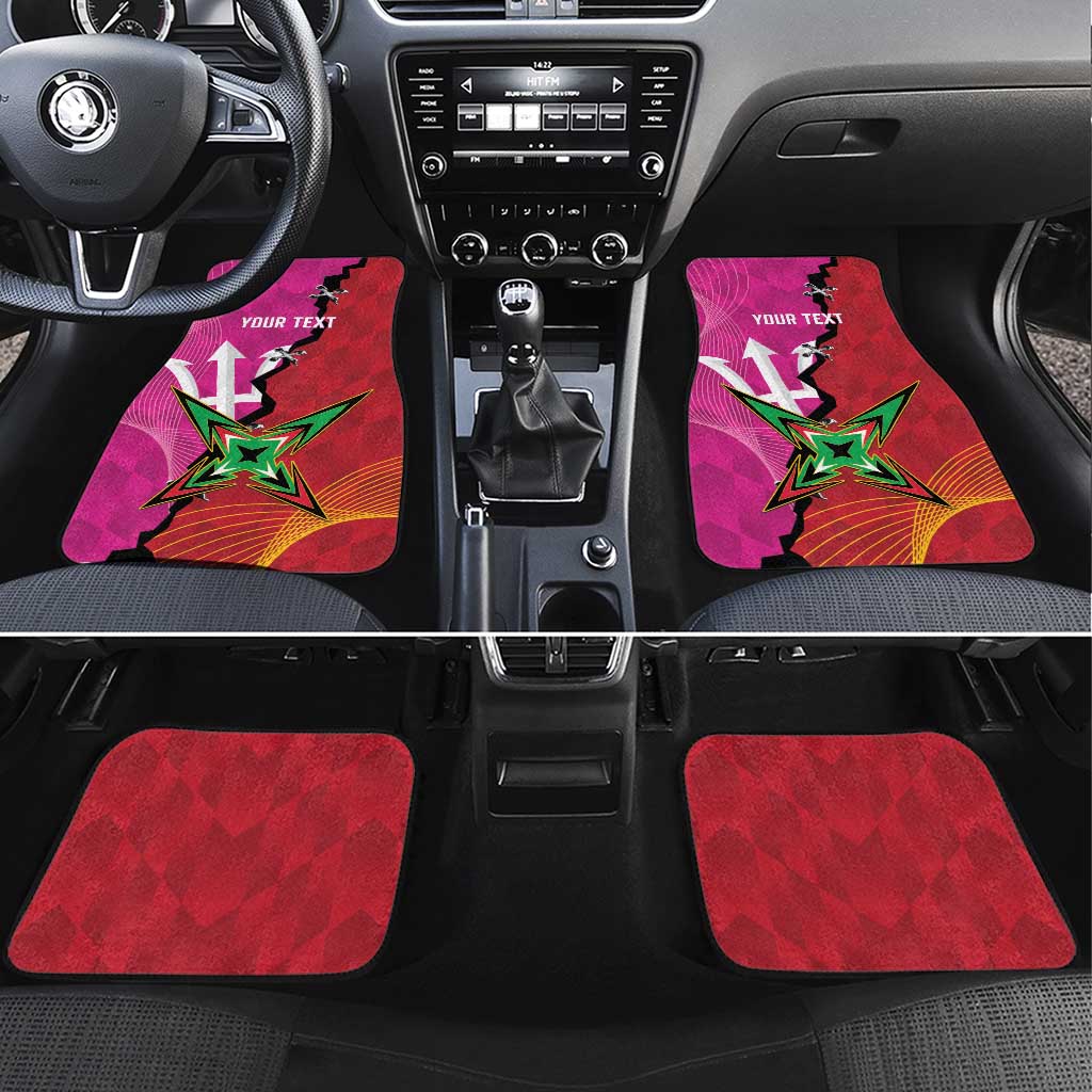 Barbados and Guyana Cricket Personalized Car Mats Royals Amazon Warriors Together - Wonder Print Shop