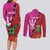 Barbados and Guyana Cricket Personalized Couples Matching Long Sleeve Bodycon Dress and Long Sleeve Button Shirt Royals Amazon Warriors Together - Wonder Print Shop