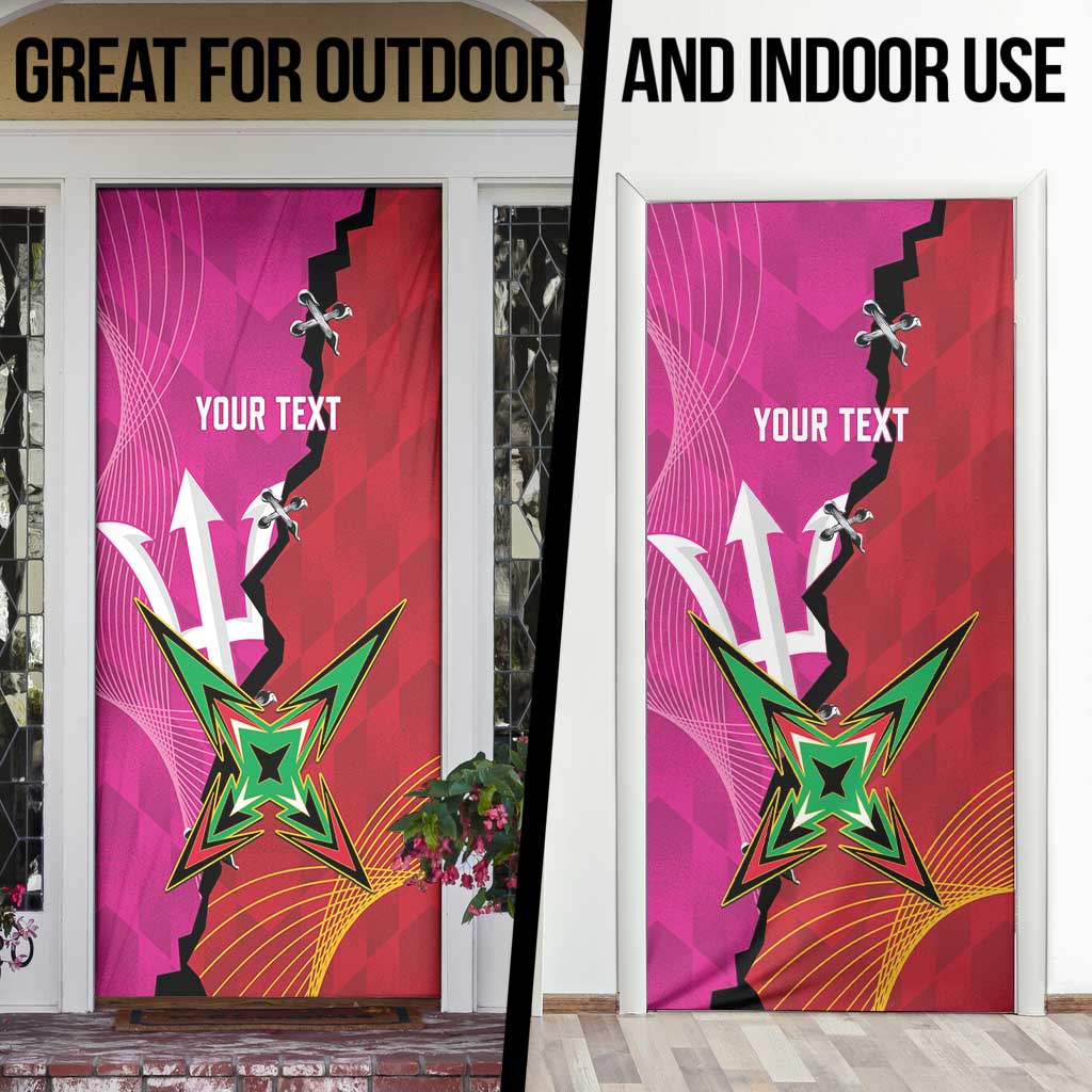 Barbados and Guyana Cricket Personalized Door Cover Royals Amazon Warriors Together - Wonder Print Shop