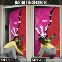 Barbados and Guyana Cricket Personalized Door Cover Royals Amazon Warriors Together - Wonder Print Shop