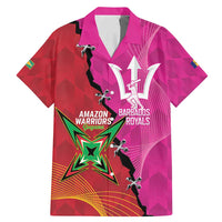 Barbados and Guyana Cricket Personalized Family Matching Mermaid Dress and Hawaiian Shirt Royals Amazon Warriors Together - Wonder Print Shop