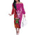 Barbados and Guyana Cricket Personalized Family Matching Off The Shoulder Long Sleeve Dress and Hawaiian Shirt Royals Amazon Warriors Together - Wonder Print Shop